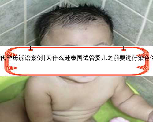 哈尔滨代孕母诉讼案例|为什么赴泰国试管婴儿之前要进行染色体筛查?