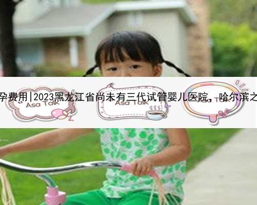 哈尔滨同志代孕费用|2023黑龙江省尚未有三代试管婴儿医院，哈尔滨之外的就医